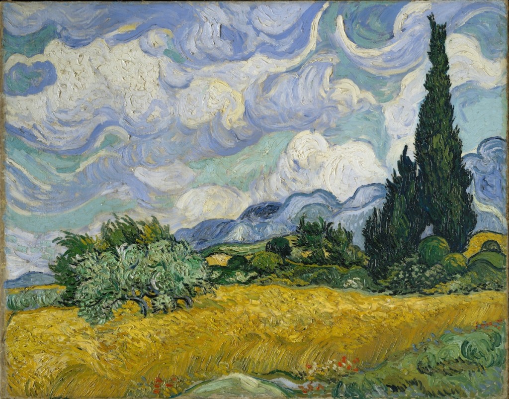 Wheat-Field-with-Cypresses-(1889)-Vincent-van-Gogh-Met